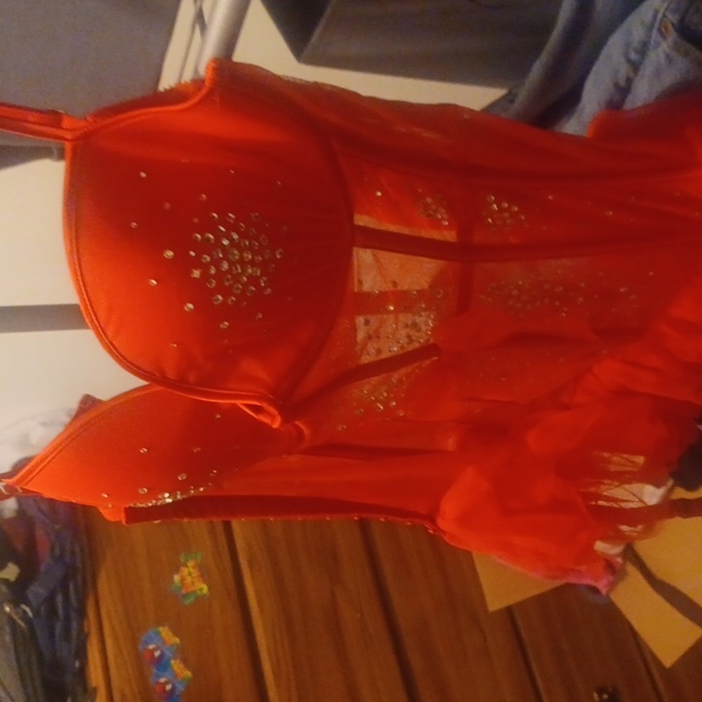 Victorias secret Red Corset Lingerie Top